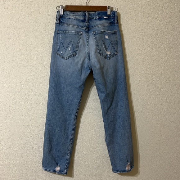MOTHER Superior | The Tomcat The Confession Straight Leg Distressed Jean 26 - Picture 6 of 10